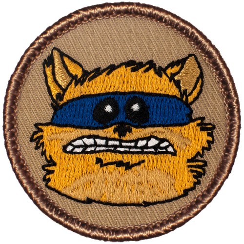 Ninja pomeranian patrol patch - pomeranian,