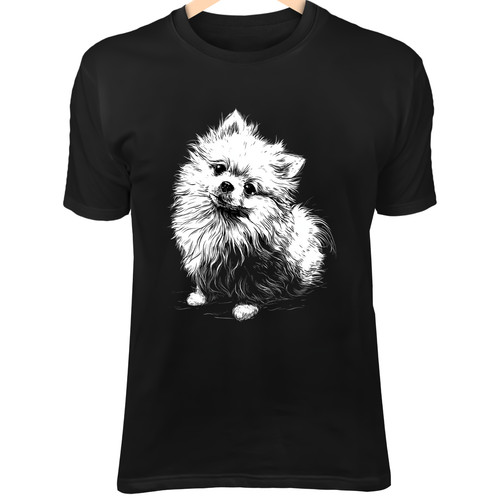 Pomeranian dog line - dog, cute