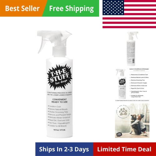 Leave dog conditioner and - leave-in,