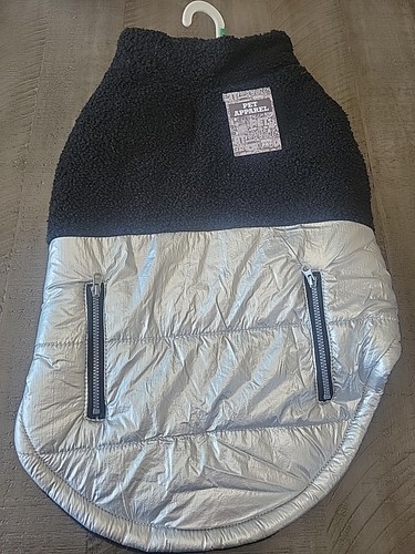 Dog winter jacket - winter, black