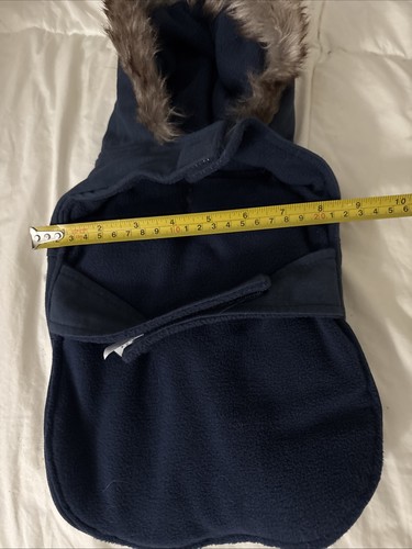 Dog winter jacket - small, green