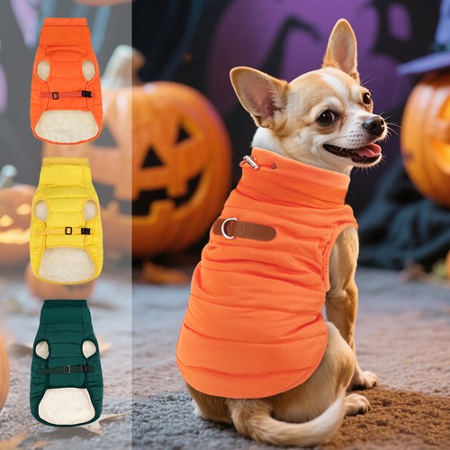 Warm fleece dog coat - warm,