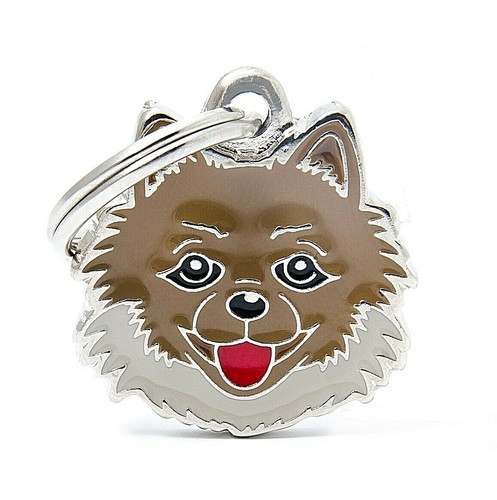 Pomeranian dog tag - (77),