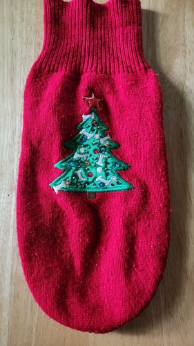 Small sweater coat - small, red