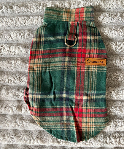 Upawik warm flannel plaid dog - upawik,
