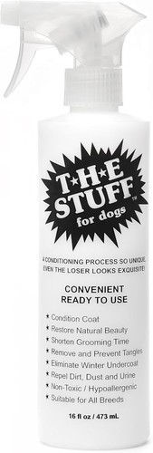 Leave dog conditioner and - dog,