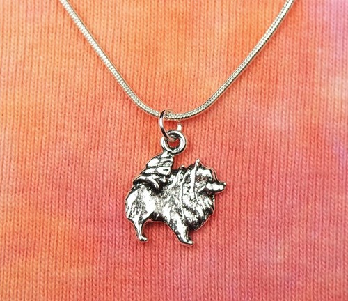 Pomeranian dog necklace - dog,